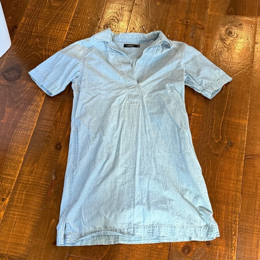 Lauren chambray denim dress - Picture 1 of 3